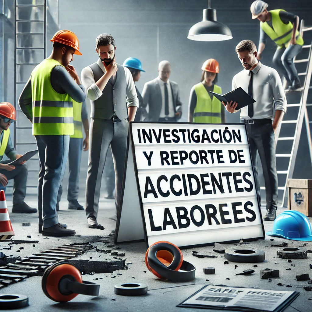 Investigación y reporte de accidentes laborales