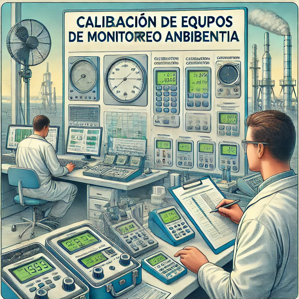 Calibración de equipos de monitoreo ambiental