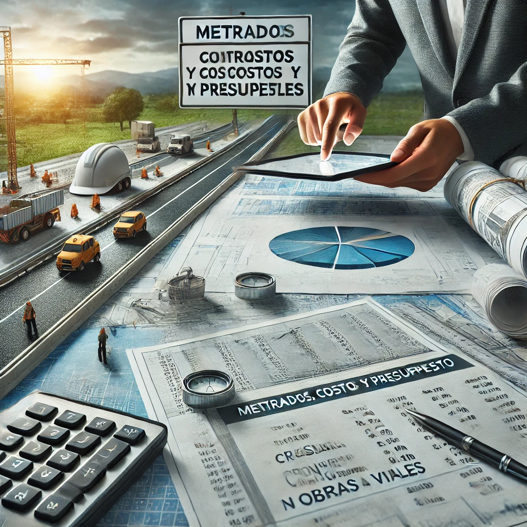 Metrados, costos y presupuesto cronograma en obras viales